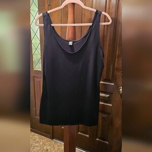 SHEIN Black Scoop Neck Tank Top
